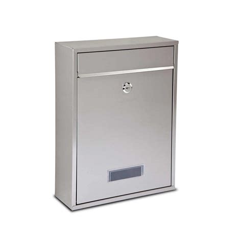 simplex stainless steel post box|Stainless Steel Wall Mounted Post Boxes .